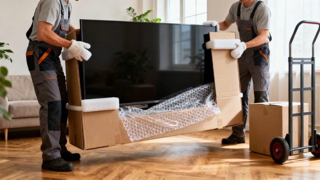 Panasonic TV screen repair and maintenance